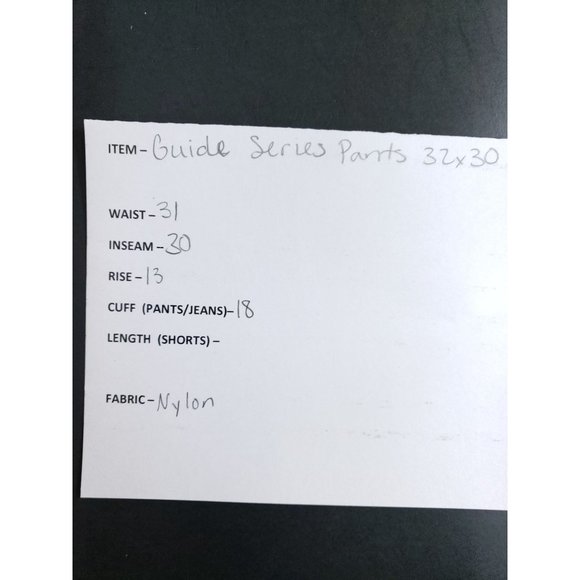 Guide Series Hunting Briar Pants Men's Size 32x30 Tan - Picture 9 of 9